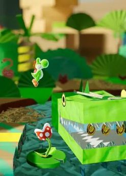 Alternative view of Yoshi's Crafted World Switch (EU & UK) (Nintendo)